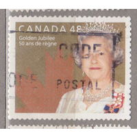 Королева Елизавета II Известные люди Личности Канада 2002 год лот  10 Золотой юбилей