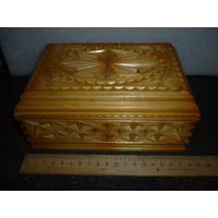 Резная Шкатулка. Ручная работа. СССР