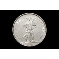 5 франков 1857 г. Швейцария, Констант Форнерод. "Стрелковый фестиваль в Берне". Сохран, редкая!