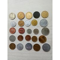 Сборка из 25 монет мира