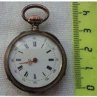 Редкие ЧАСЫ СЕРЕБРО старинные КАРМАННЫЕ царские красивые механизм 3