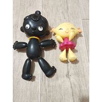 Советские игрушки куклы чунга чанга и девочка