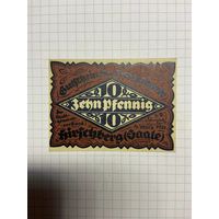 Нотгельд 10 пфеннигов 1921 год. -2712