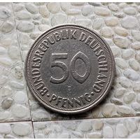 50 пфеннигов 1969(J) года Германия. Федеративная Республика. Достойный сохран!