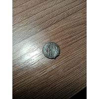 Монета полушка Петра 1 подделана литьем двума шляхтичами из Берестья