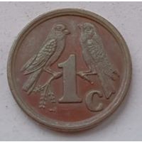 ЮАР 1 цент 1993 год, VF