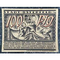 Нотгельд 100 пфеннигов 1921 год. Остерфельд. Веймарская республика