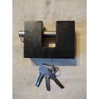 Замок навесной (2), гаражный, противовзломный, 3 ключа. См. описание.