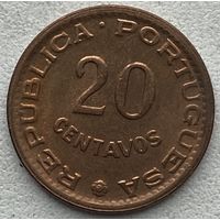 Гвинея-Бисау 20 сентаво 1973 г. Редкая