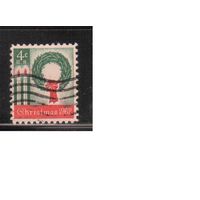 США-1962, (Мих.834) , гаш. , Рождество(одиночка),