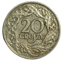 Польша 20 грошей, 1923
