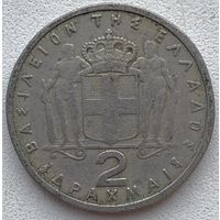 Греция 2 драхмы 1959 г.