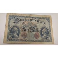1914 год Германия 5 марок