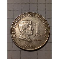 1 песо Филиппины 2001 год