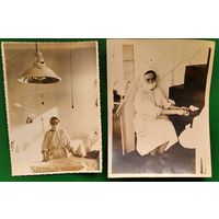 Два фото медсестры. 7.5х11 см. Цена за оба.