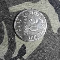 50 пфеннигов (1918г.) г.Брауншвейг.Состояние!Расспродажа!