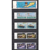 1.BrB. Великобритания. Колонии. Ангилья. Серебряный юбилей правления Елизаветы II. 1977 г. Буклет. 2 Х Mi.##269-272.