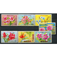 Экваториальная Гвинея - 1976 - Цветы Африки - [Mi. 980-986] - полная серия - 7 марок. MNH.  (Лот 60HX)-TG3P41