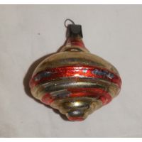 Елочная игрушка "Юла, волчок, СССР