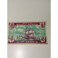 Южная Африка 1962 годТоржественное открытие мемориального камня британских поселенцев в Грэмстауне.