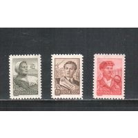 СССР-1958, (Заг.2132-2134) *  , Стандарт, Металл