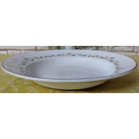 Тарелка суповая-7 СССР. Будянский фаянсовый завод - Серп и Молот (Буды), 1957-1965 гг