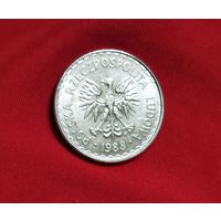 Польша 1 злотый, 1988