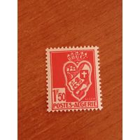 1942 французская колония Алжир герб чистая без клея  (4-8)