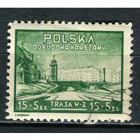 Польша - 1948 - Восстановление Варшавы - [Mi. 502] - полная серия - 1 марка. Гашеная.  (Лот 19JR)-T3P19