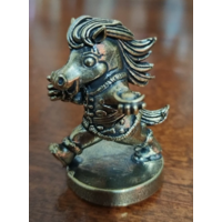 Статуэтка Лошадь в тужурке Латунь