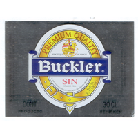 Этикетка пива Buckler Испания Ф985