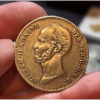 2 1/2 Гульдена 1848 Нидерланды