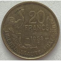 Франция 20 франков 1953 г.