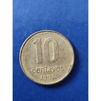 Аргентина 10 сентаво 1992
