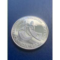 Канада 1 доллар 1983 Универсиада в Эдмонтоне