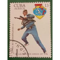 Куба 1977. Спорт. Спортивная стрельба. Марка из серии