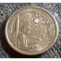 1 доллар США 2019 D, индейцы в космосе