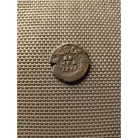 Деньга 1731 года перечекан с рубля!