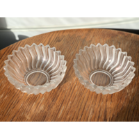 Ваза для мелочей конфетница салатник Barolac Чехословакия матовое стекло 14см