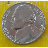 5 центов 1972 США МД Филадельфия XF