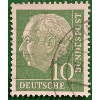 ФРГ 1954. Первый федеральный президент Теодор Хойса