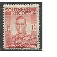 Южная Родезия. Король Георг VI. 1937г. Mi#43.