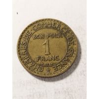 Франция 1 франк 1927
