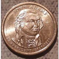1 доллар 2007 D США 2- ой президент Джон Адамс