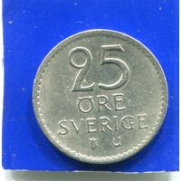 Швеция 25 эре 1968