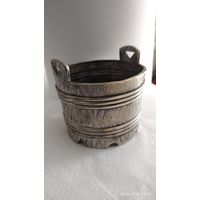 Икорница серебрение ,ХIX век , клеймо NORBLIN Варшава.