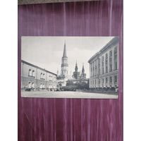 Старая открытка. Москва. Сенаторская площадь. Чистая