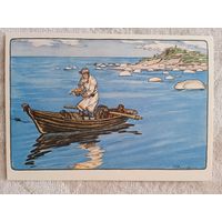 1960. Милашевский. "Сказка о рыбаке и рыбке" Пушкина