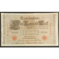 Банкнота 1000 марок 1910 год. Германская империя.