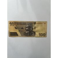 Зимбабве. 100 долларов. 2020 год. АА5797713